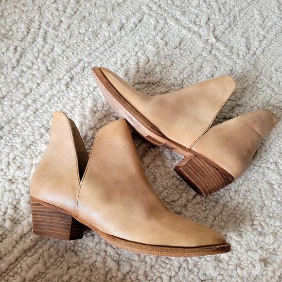 Free People Leather Ankle Boots - Picture 1 of 5